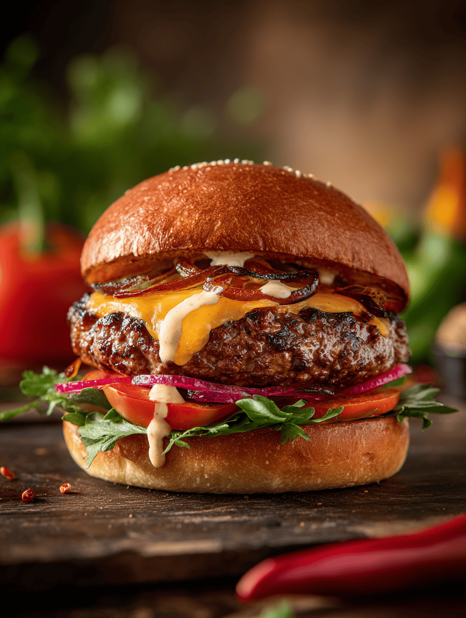 Bobby Flay’s Burger Recipe: A Juicy, Flavor-Packed Twist with a Secret Ingredient