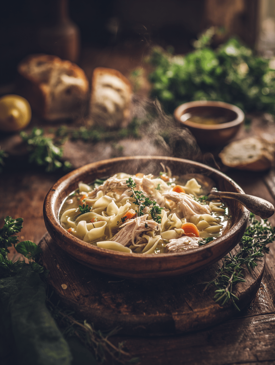Chicken Noodle Soup Recipe: A Cozy Revival with a Tangy Twist
