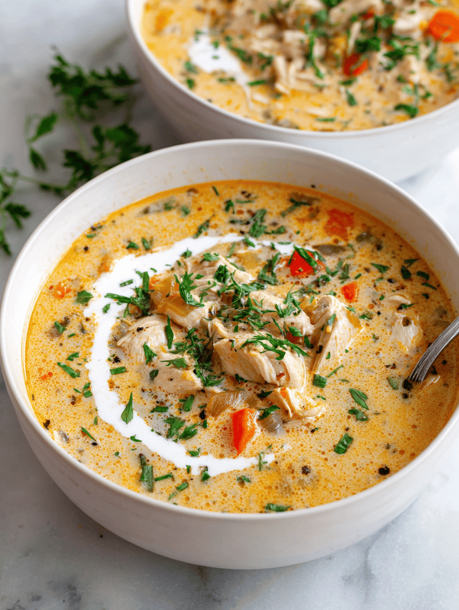 Creamy Chicken Soup Recipe: A Cozy Bowl with a Twist