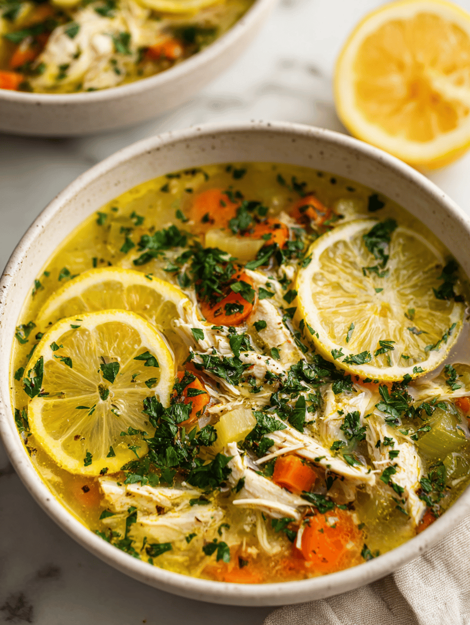 lemon chicken soup recipe