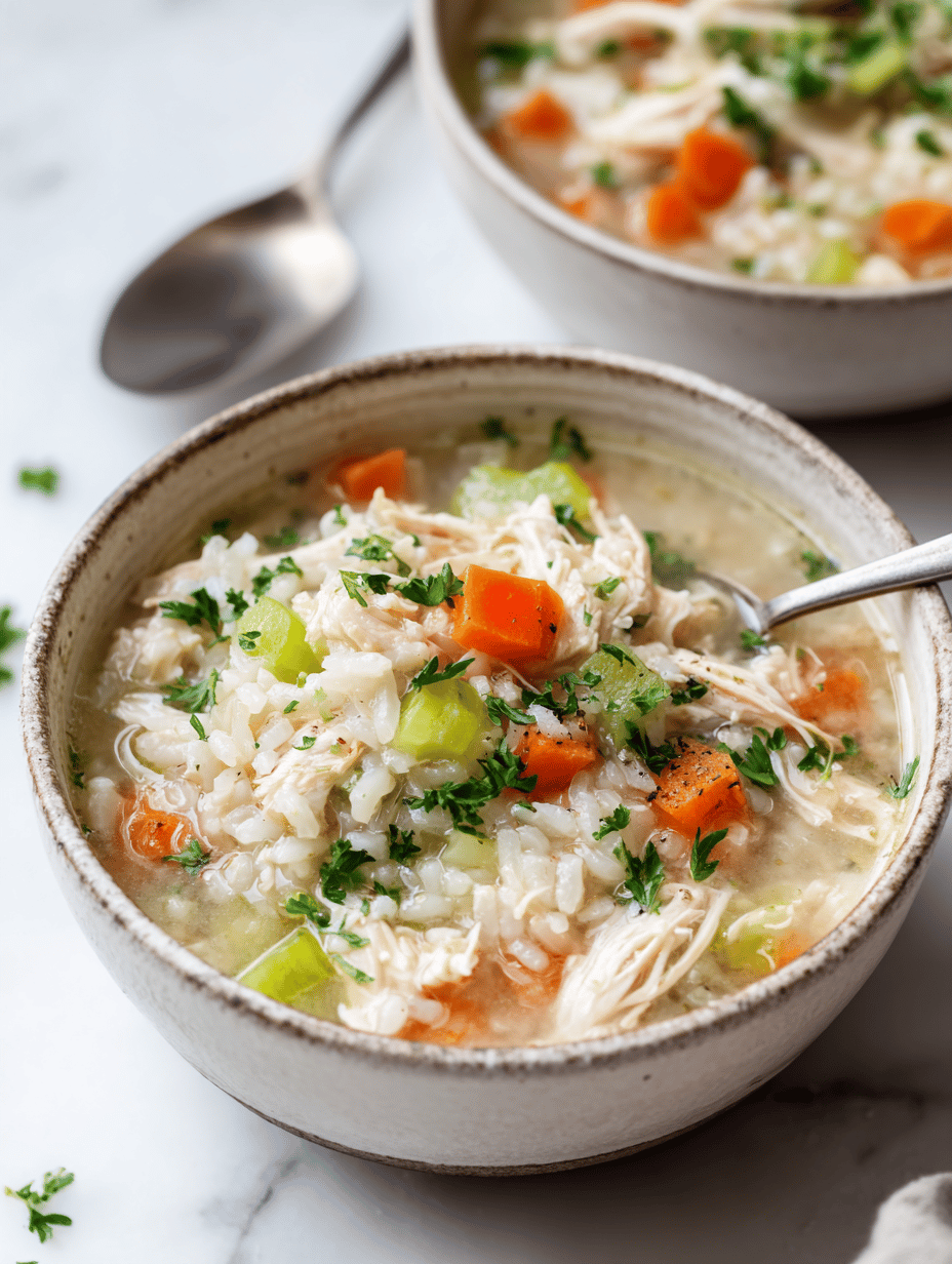 chicken and rice soup recipe