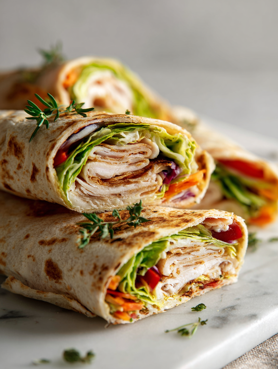 Turkey Snack Wraps Recipe