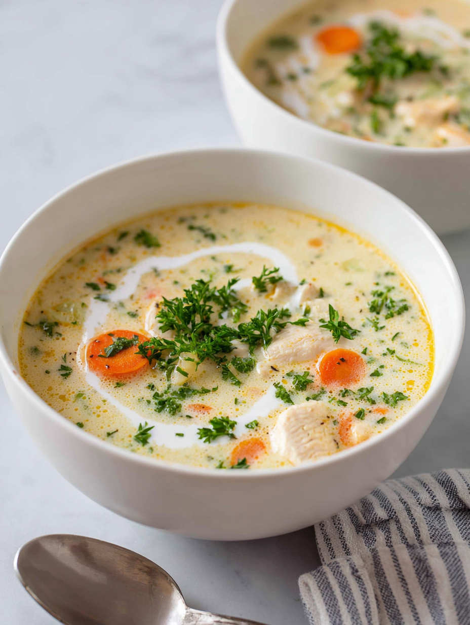 Crockpot Creamy Chicken Soup Recipe