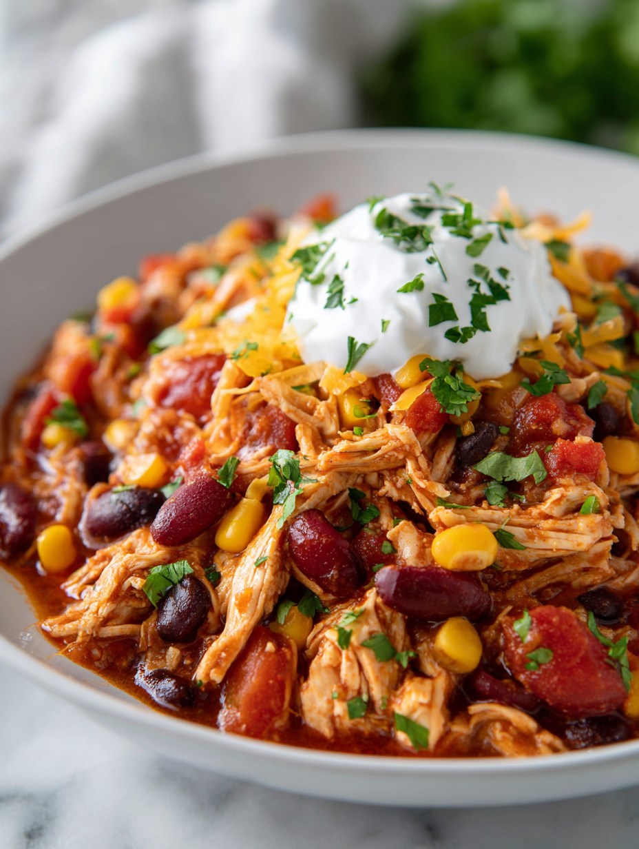 Crockpot Chicken Chili Recipe