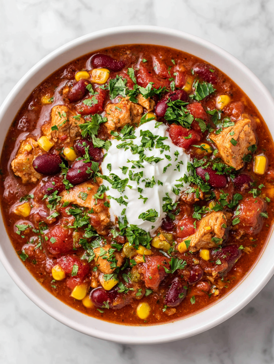 Crockpot Turkey Chili Recipe
