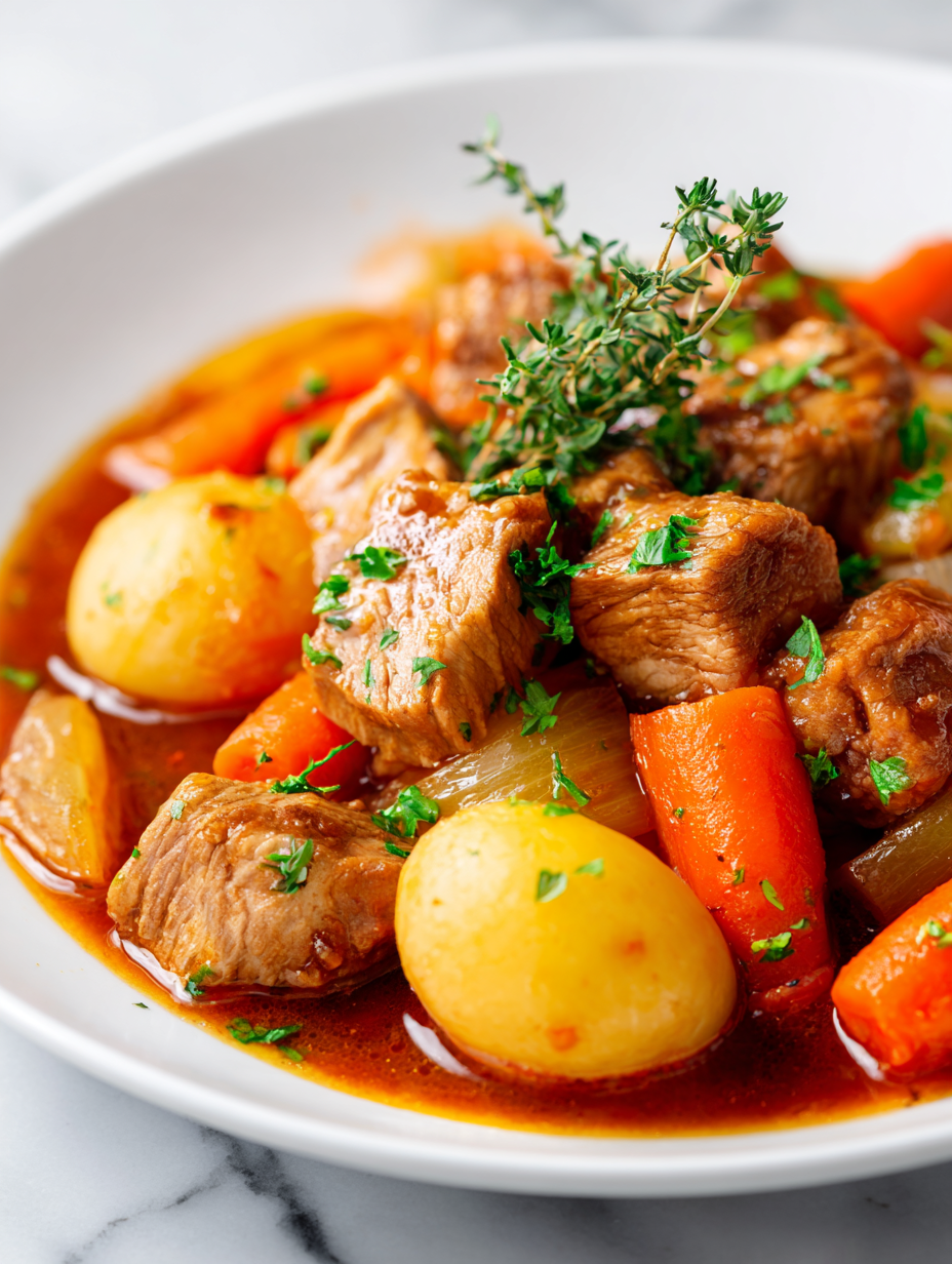 Crockpot Pork Stew Recipe