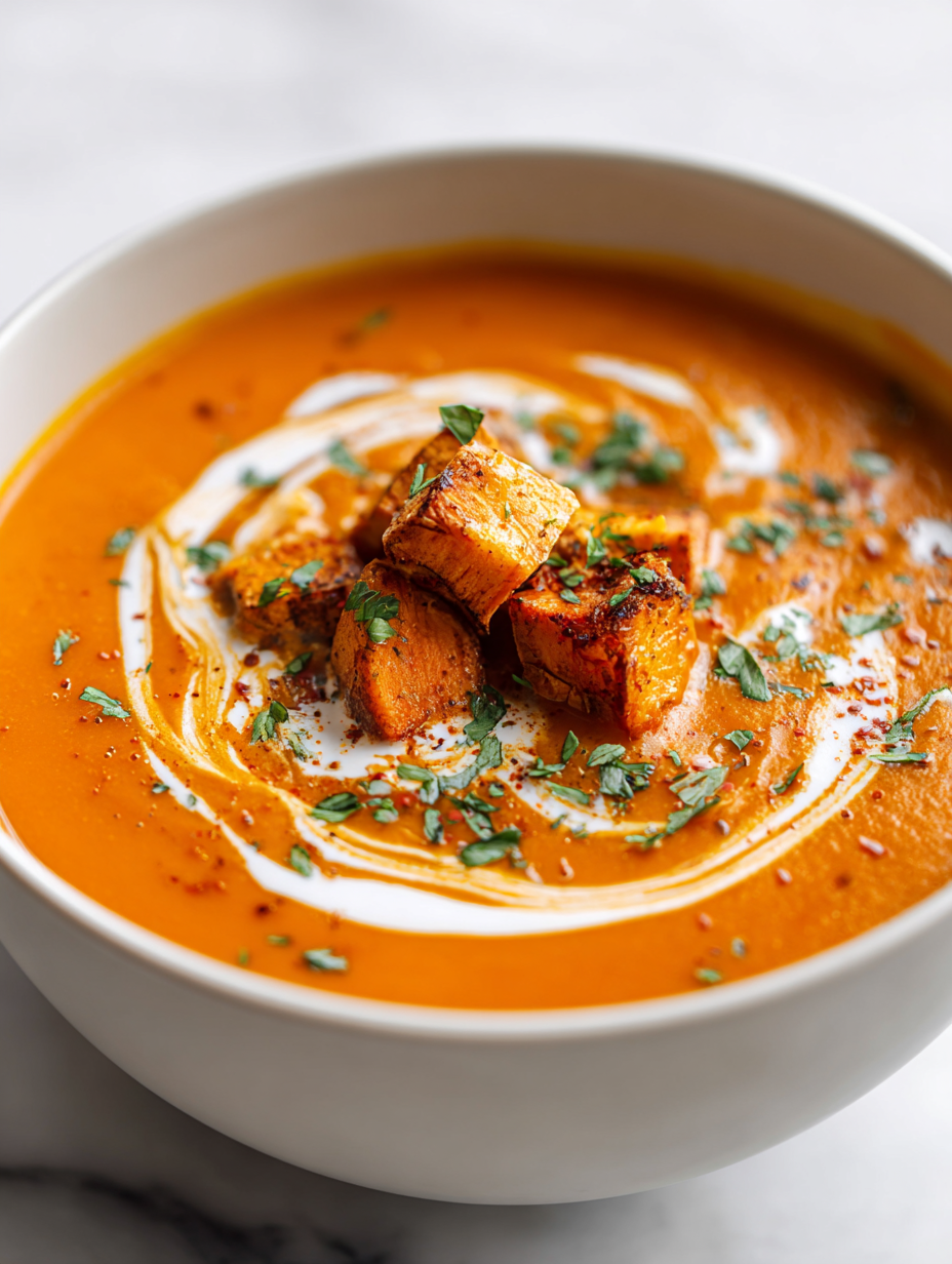 Crockpot Sweet Potato Soup Recipe